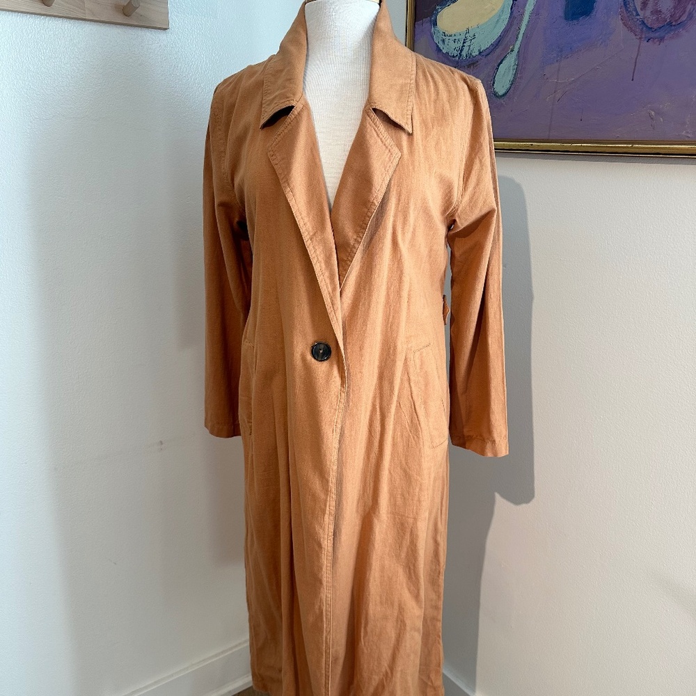 Free People Lightweight Trench Coat Sz XS
